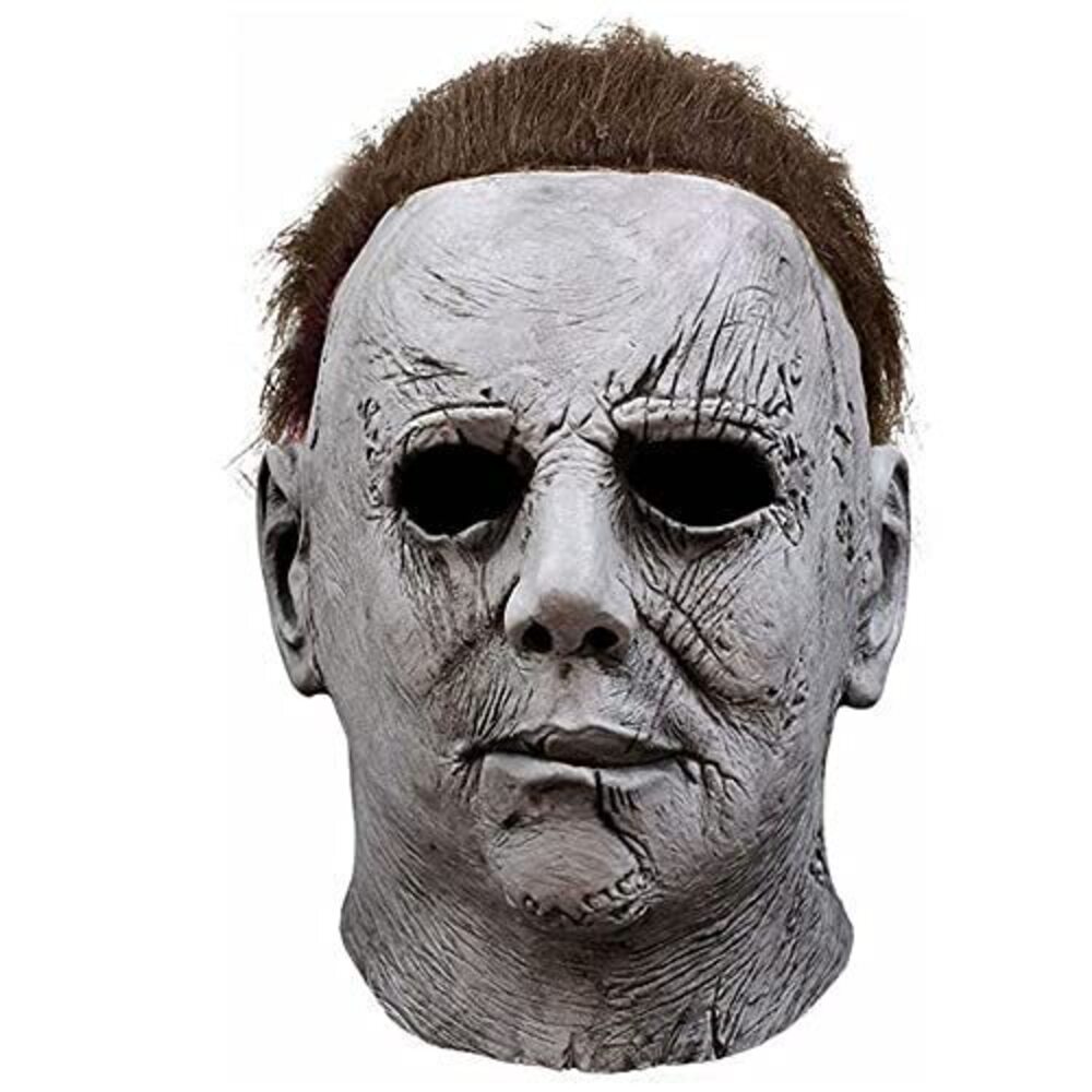 1988 Halloween Cosplay Full Size Mask for Michael Myer Costume Party, Scary
